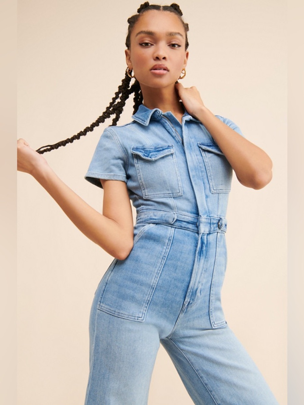 NWT Good American Fit For Sucesses Jumpsuit Size 1/Small
